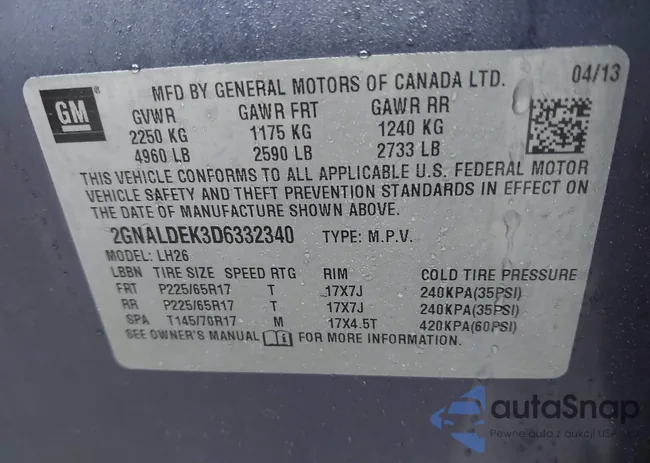 2GNALDEK3D6332340: 44613692