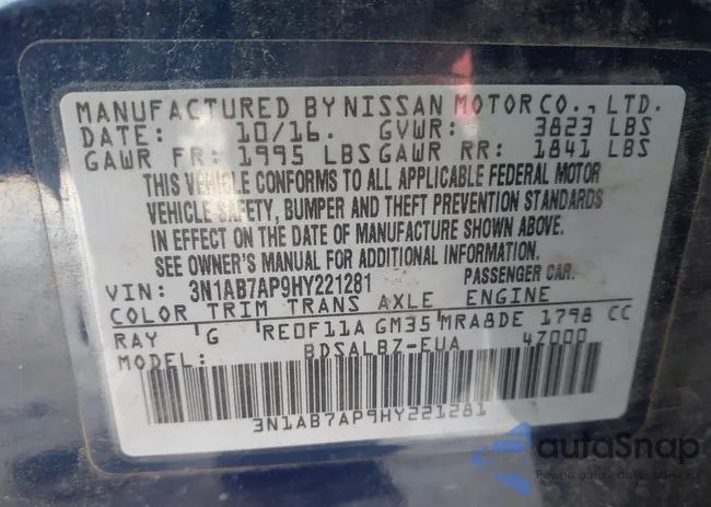 3N1AB7AP9HY221281: 44613722