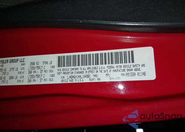 1J4BA6H1XAL104981: 44613256