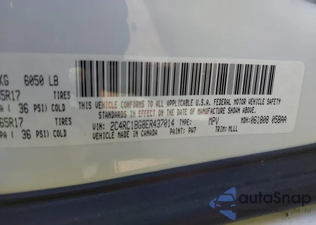 2C4RC1BG8ER437014: 44614740