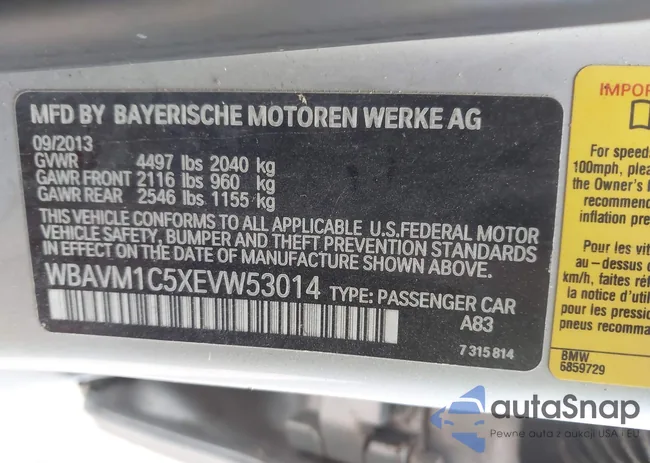 WBAVM1C5XEVW53014: 44614815