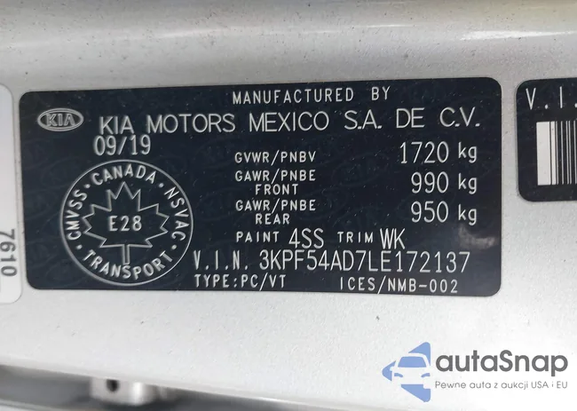 3KPF54AD7LE172137: 44614853