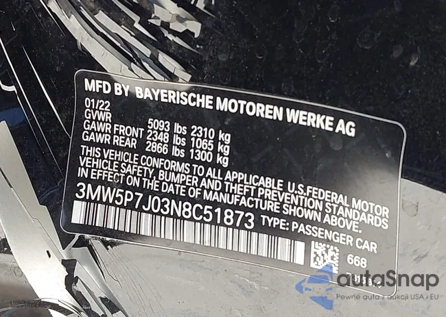 3MW5P7J03N8C51873: 44615653