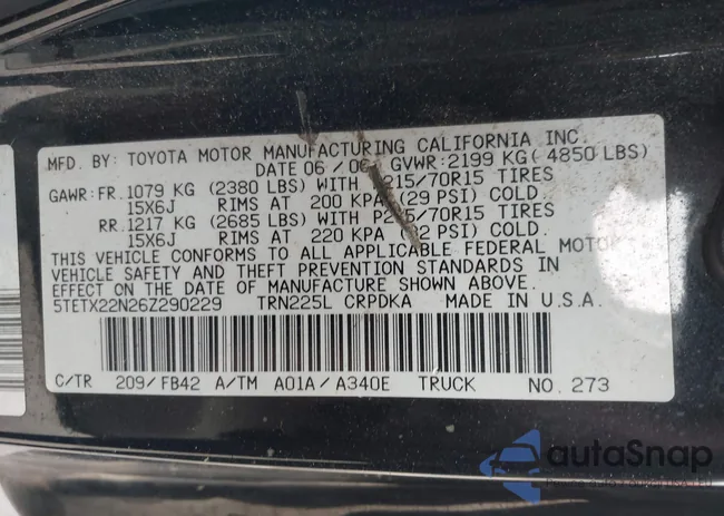 5TETX22N26Z290229: 44615904