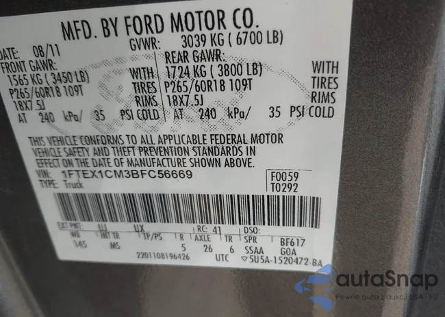 1FTEX1CM3BFC56669: 44615362