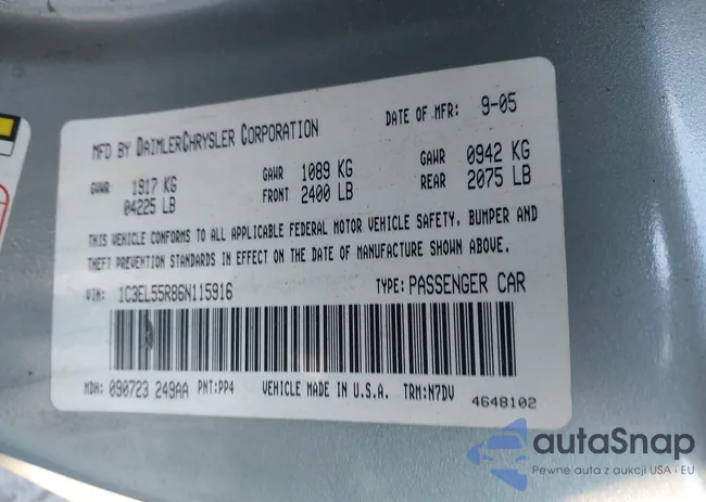 1C3EL55R86N115916: 44617536