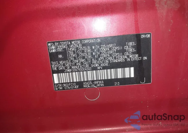 JTMBF33V79D004343: 44617726