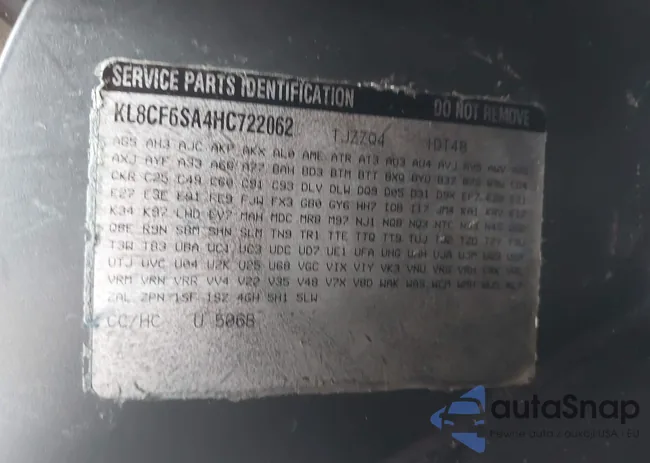 KL8CF6SA4HC722062: 44617878