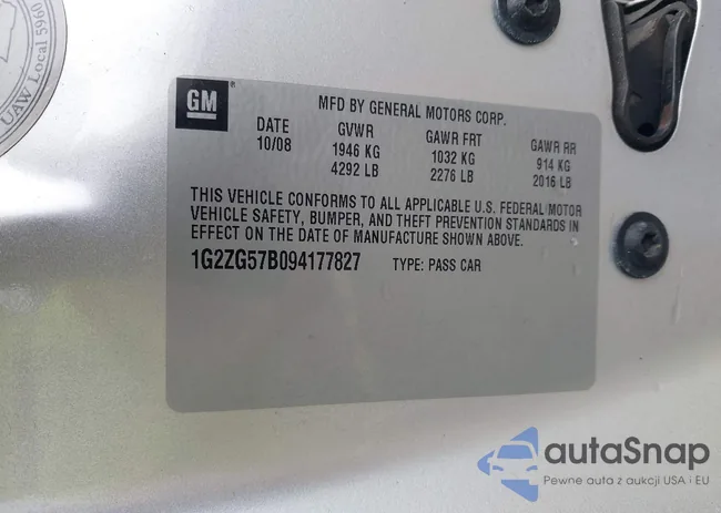 1G2ZG57B094177827: 44617133