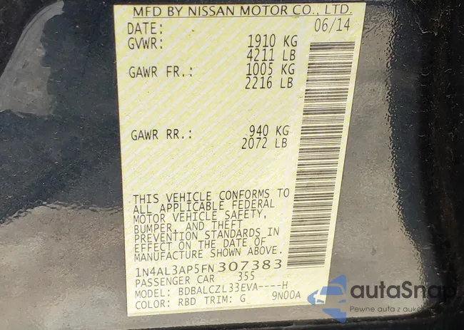 1N4AL3AP5FN307383: 44618696