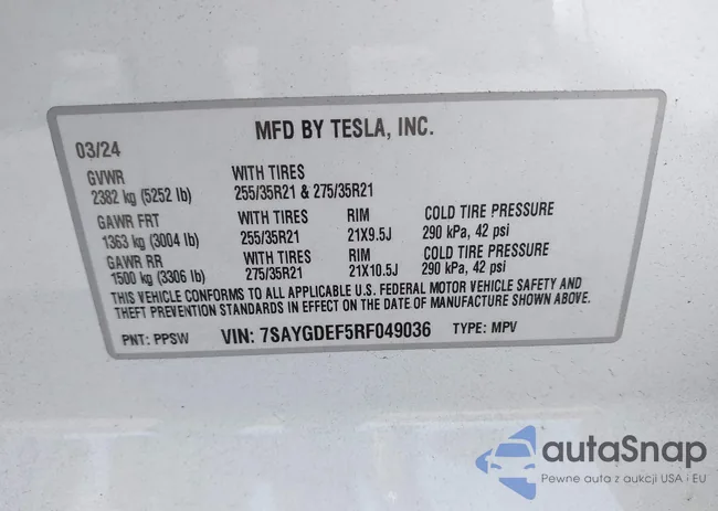 7SAYGDEF5RF049036: 44618846