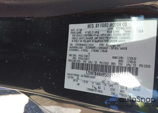 1ZVHT84N495119245: 44618192