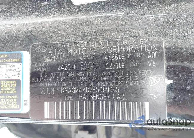 KNAGM4AD7E5069965: 44620007