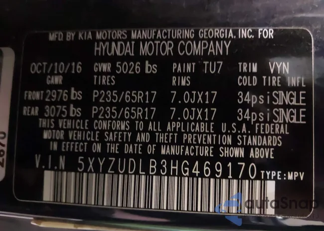 5XYZUDLB3HG469170: 44619057