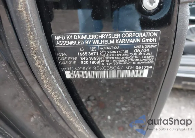 1C3AN59L85X035047: 44619205