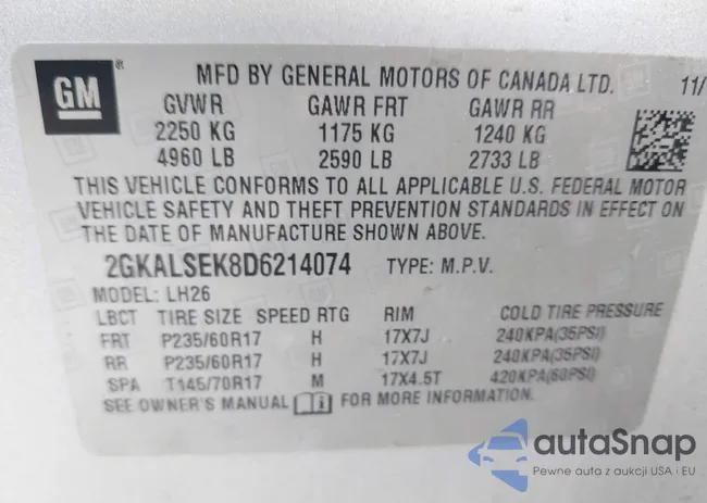 2GKALSEK8D6214074: 44619341