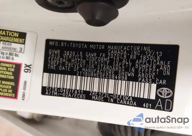 2T1BURHE0EC084898: 44620775