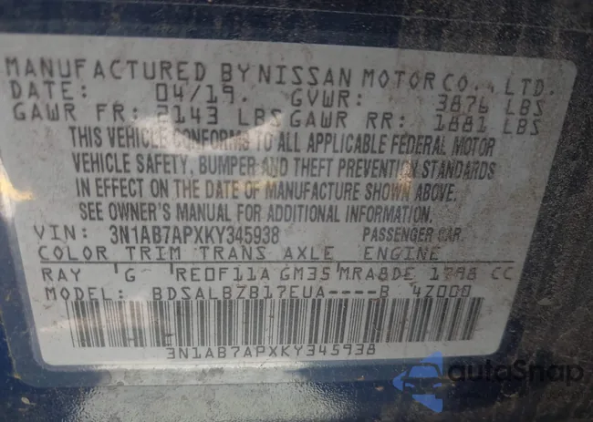 3N1AB7APXKY345938: 44620854