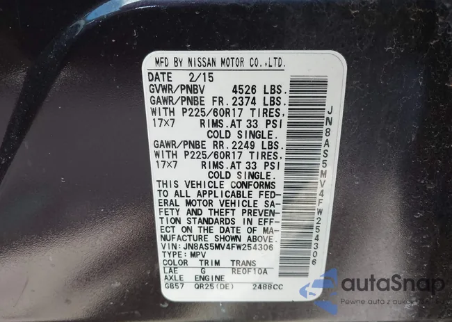 JN8AS5MV4FW254306: 44620987