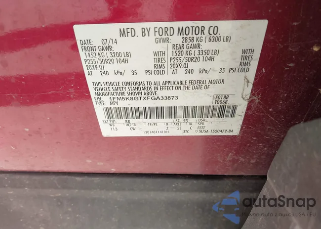 1FM5K8GTXFGA33873: 44620053