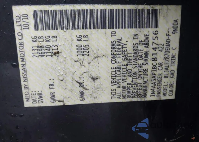 1N4AA5AP1BC814756: 44621434