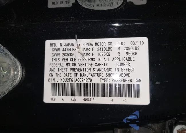 JH4CU2F61AC024279: 44621439