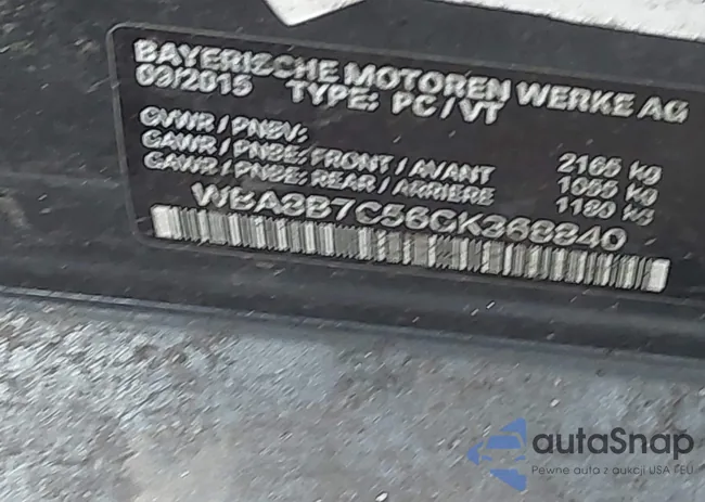 WBA8B7C56GK368840: 44621948