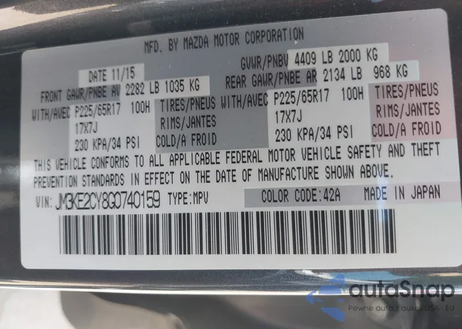 JM3KE2CY8G0740159: 44622423