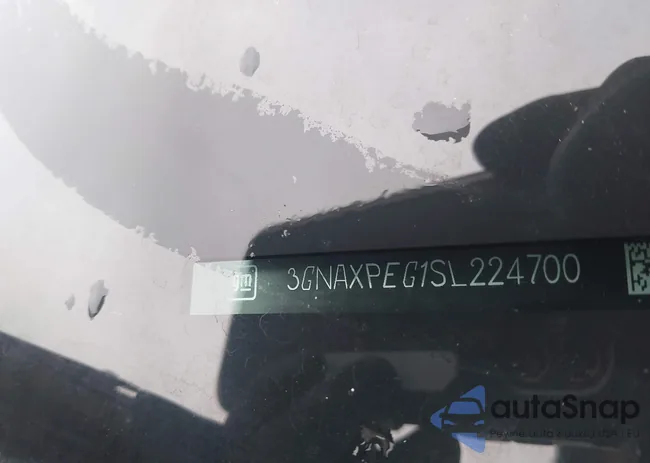 3GNAXPEG1SL224700: 44622827
