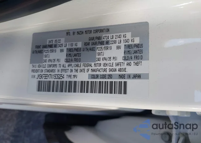 JM3KFBEM7N1609254: 44622905