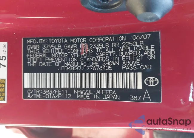 JTDKB20U177678405: 44622058