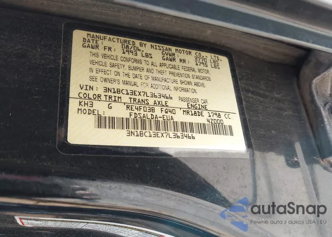 3N1BC13EX7L363466: 44623515