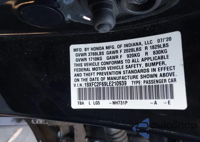 19XFC2F69LE210939: 44623353