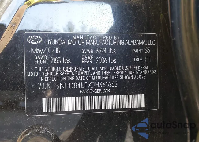 5NPD84LFXJH361662: 44624497