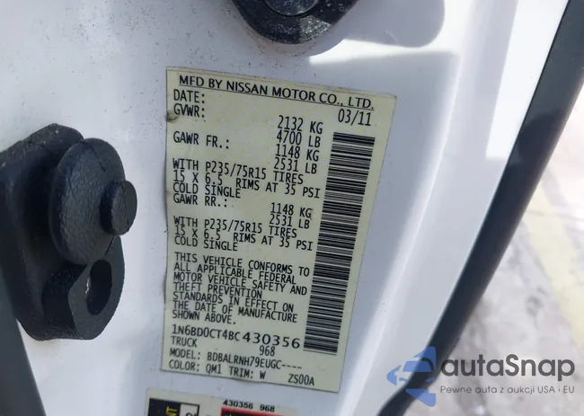 1N6BD0CT4BC430356: 44624520