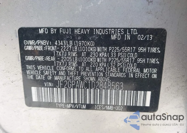 JF2GPAWC1D2848563: 44624587