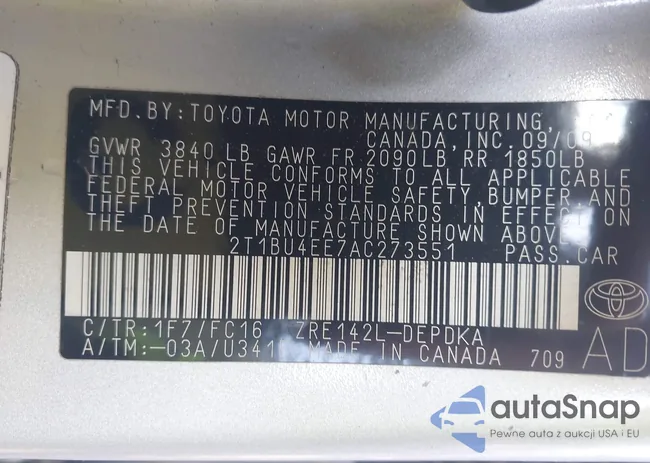 2T1BU4EE7AC273551: 44624127