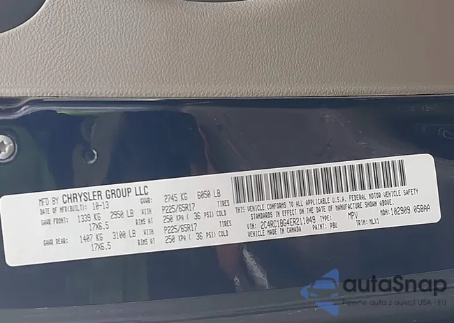 2C4RC1BG4ER211049: 44624211