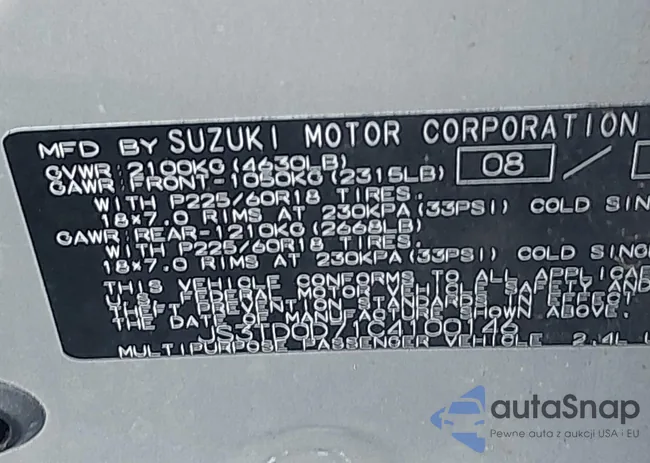 JS3TD0D71C4100146: 44624227