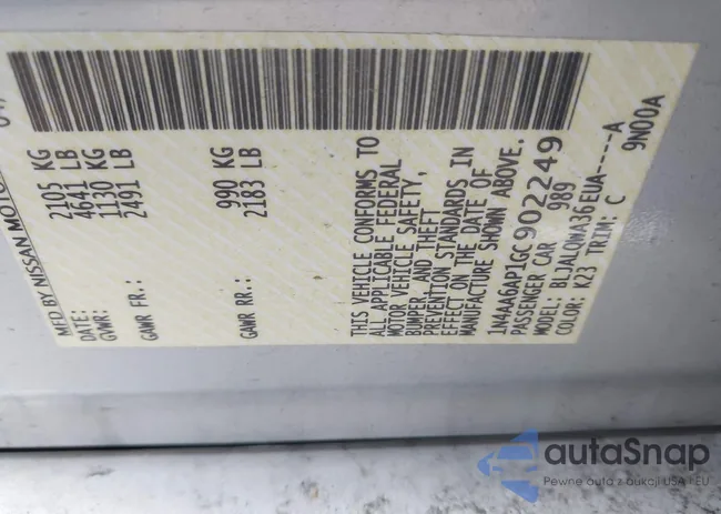 1N4AA6AP1GC902249: 44624326