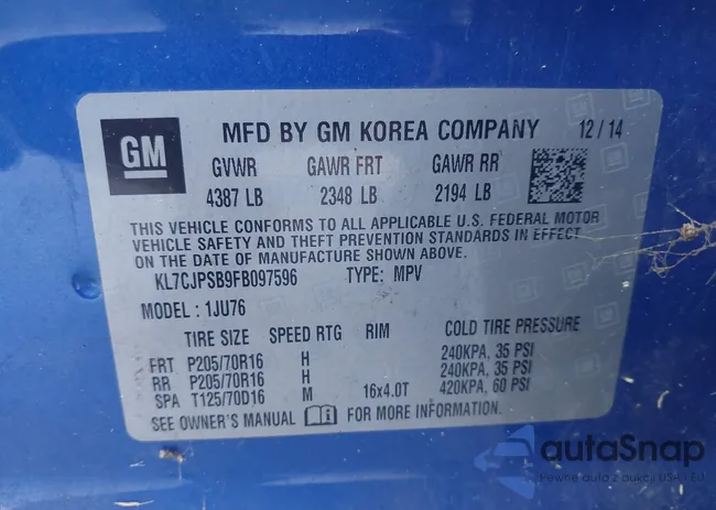 KL7CJPSB9FB097596: 44624344