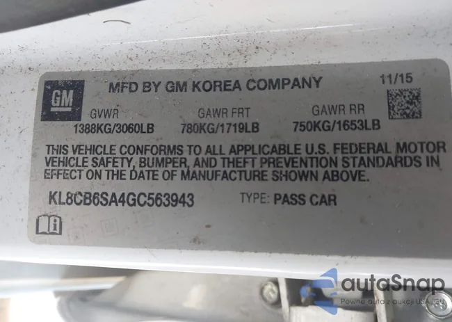 KL8CB6SA4GC563943: 44624389