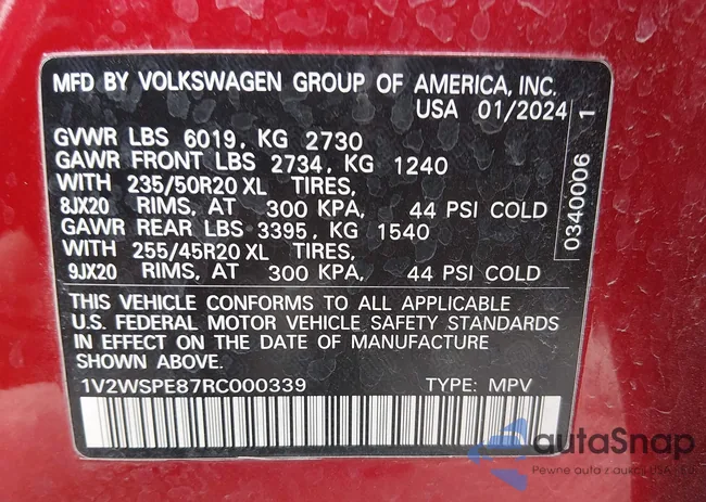 1V2WSPE87RC000339: 44624390