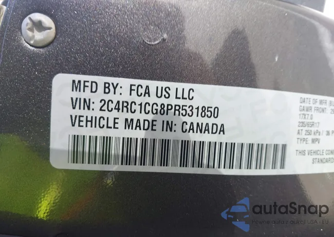 2C4RC1CG8PR531850: 44625427