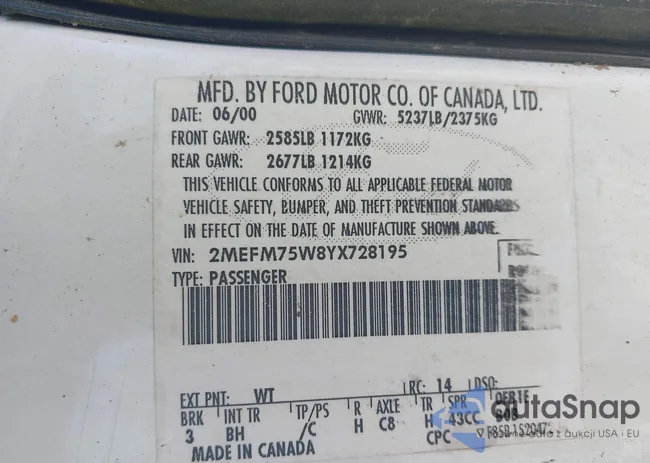 2MEFM75W8YX728195: 44625043