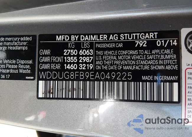 WDDUG8FB9EA049225: 44626843