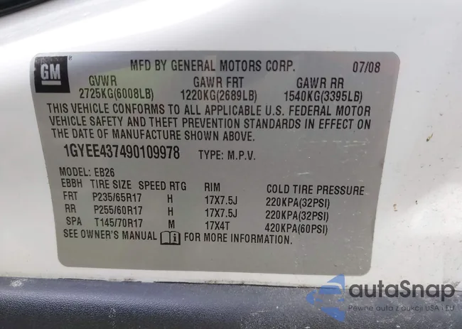 1GYEE437490109978: 44626052