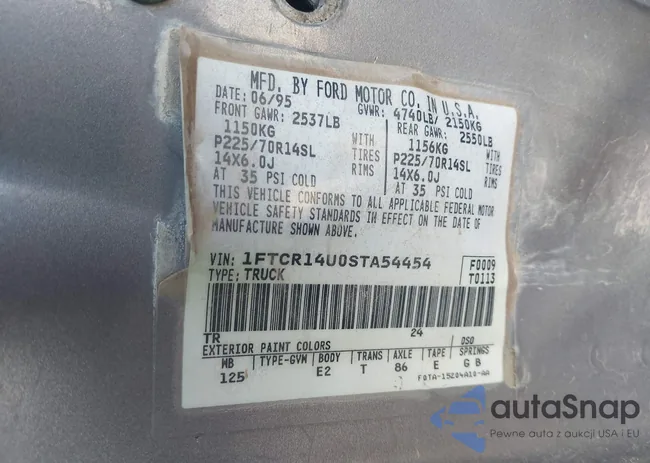 1FTCR14U0STA54454: 44626284