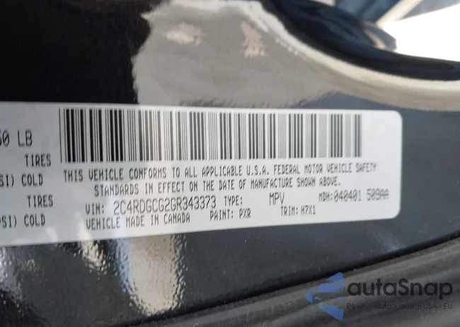 2C4RDGCG2GR343373: 44627527