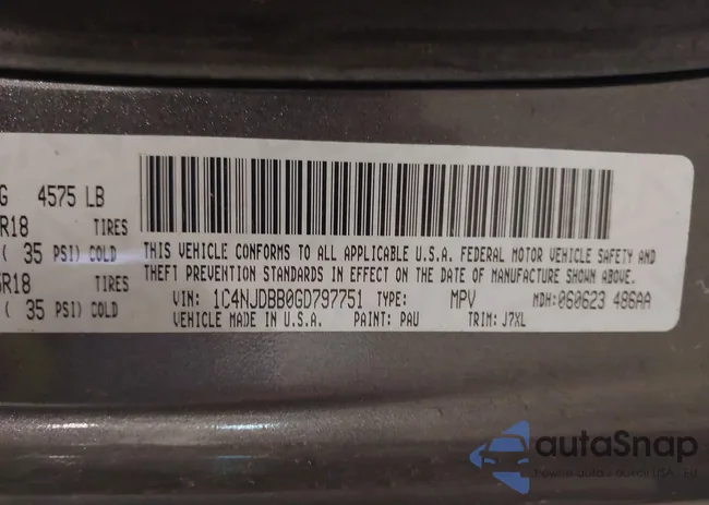 1C4NJDBB0GD797751: 44627533